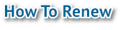 How To Renew How To Renew